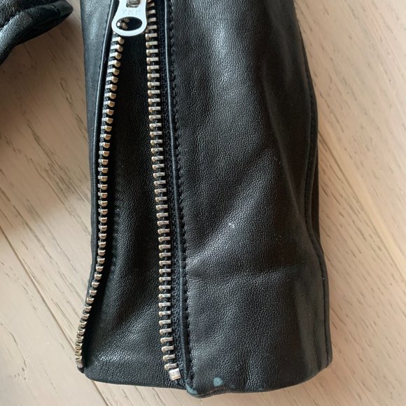 Mackage Black Leather Jacket XS - Picture 5 of 5